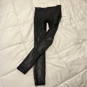 Spanks Leather Leggings